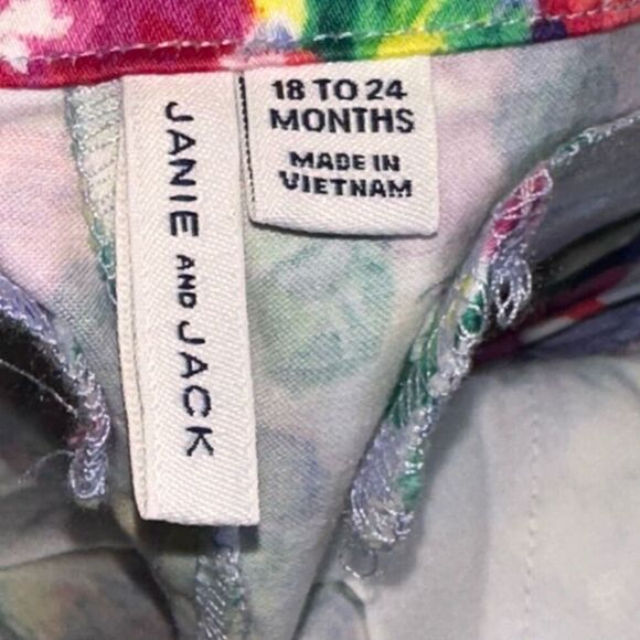 Janie And Jack  Girls Floral Print Pants - Picture 5 of 6